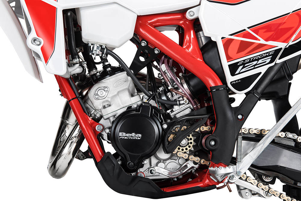 BETA 125 RR enduro 2018 zoom moteur