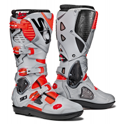 Bottes SIDI CROSSFIRE 3 SRS - Rouge fluo / Cendre