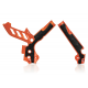 Protections de cadre ACERBIS X-GRIP - KTM SX '11/15 EXC '12/16 - Orange / Noir
