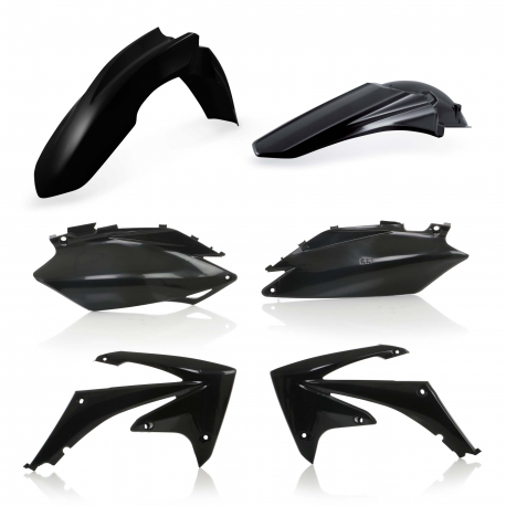 Kit plastiques complet ACERBIS HONDA CRF250R '11/13 CRF450R '11/12 - Noir