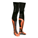 Chaussettes hautes ACERBIS X-LEG PRO - Noir / Orange fluo