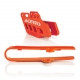 Guide + patin de chaîne ACERBIS - KTM 85 '06/14 - Orange