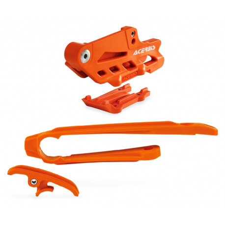 Guide + patin de chaîne ACERBIS 2.0 - KTM EXC '12/16 - Orange