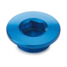 Bouchon de couvercle d'allumage anodisé bleu 