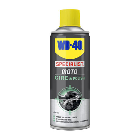 Cire & Polish WD40 SPECIALIST® MOTO - Spray 400mL