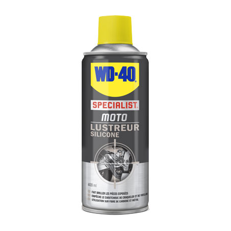 Lustreur silicone WD40 SPECIALIST® MOTO - Spray 400mL