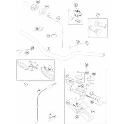 Guidon et commandes HUSQVARNA 250 TC 2016 