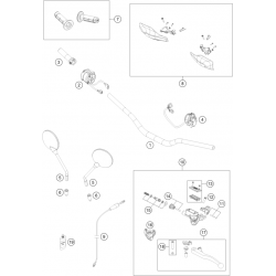 Guidon et commandes HUSQVARNA 701 ENDURO 2016/2017 