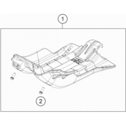 Sabot moteur HUSQVARNA 250/300 TE 2017