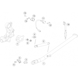 Béquille HUSQVARNA 701 ENDURO 2017