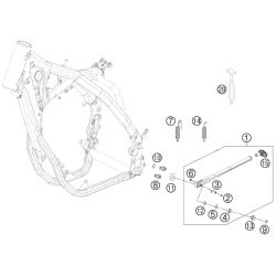 Béquille HUSABERG ENDURO 4T 2013/2014