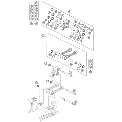 Biellettes suspension HUSQVARNA CROSS 2T/4T TC/FC 2014