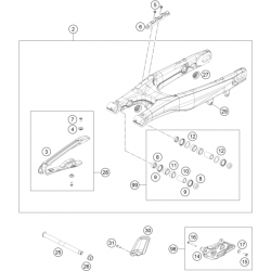 Bras oscillant HUSQVARNA 450 FS 2016