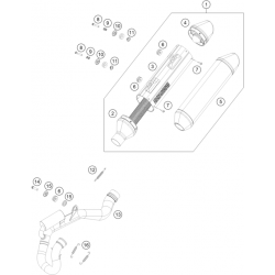 Échappement 4T HUSQVARNA 250 FC 2016