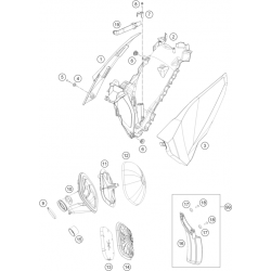 Filtre a air et boîte a air HUSQVARNA 450/501 FE 2014