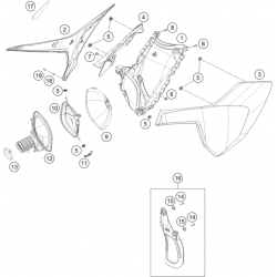 Filtre a air et boîte a air HUSQVARNA 450 FC/FS 2017