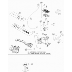 Maître cylindre de frein avant HUSABERG ENDURO 2T/4T TE/FE 2014-2016