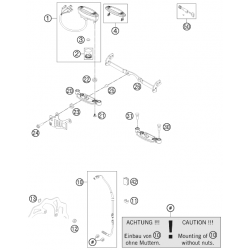 Compteur et cable HUSABERG 125/250/300 TE 2013