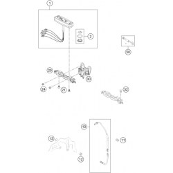 Compteur et cable HUSQVARNA 125 TX 2017