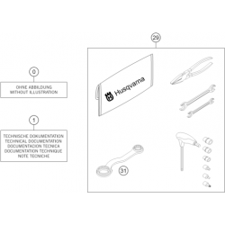 Outillage HUSQVARNA 85 TC 17/14 - 19/16 2014