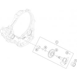 Balancier d'équilibrage moteur HUSQVARNA 250/350 FE 2017