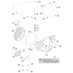 Carter d'embrayage HUSABERG 250/300 TE 2013-2014