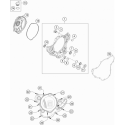 Carter d'embrayage HUSQVARNA 250/350 FE 2017