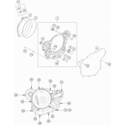 Carter d'embrayage HUSQVARNA 450/501 FE 2017