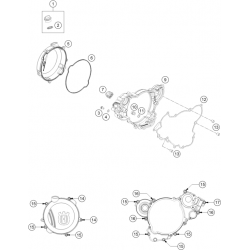 Carter d'embrayage HUSQVARNA 125 TC 2016- 2017