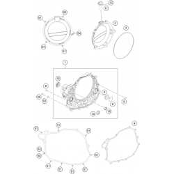 Carter d'embrayage HUSQVARNA 450 FC 2014-2015