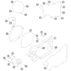 Carter d'embrayage HUSQVARNA 125 TC/TE 2014-2015