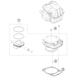 Cylindre HUSABERG 450 FE 2014 HUSQVARNA 450 FE 2014-2016
