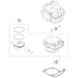 Cylindre HUSQVARNA 450 FS 2015