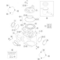 Cylindre et culasse HUSQVARNA 250 TC 2014-2016