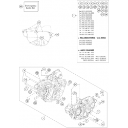 Carters moteur HUSQVARNA 250 FE 2016