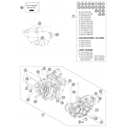 Carters moteur HUSABERG/HUSQVARNA 350 FE 2014- 2015