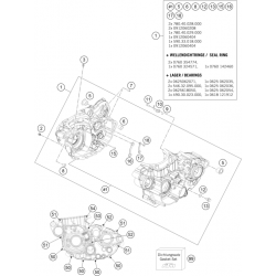 Carters moteur HUSABERG 450 FE 2013-2014 501 FE 2013-2016