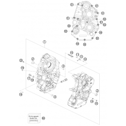Carters moteur HUSABERG 570 FE 2009-2012