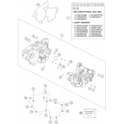 Carters moteur HUSQVARNA 250 TC 2017
