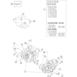 Carters moteur HUSQVARNA 350 FC 2014-2015