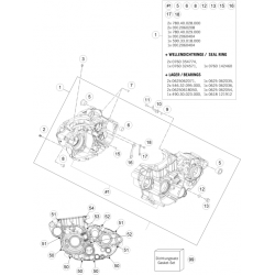 Carters moteur HUSQVARNA 450 FC 2014-2015