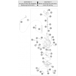 Carburateur HUSABERG 125 TE 2012