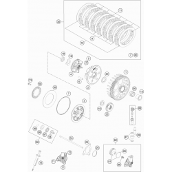 Embrayage HUSQVARNA 350 FE 2016 