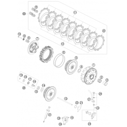 Embrayage HUSABERG 570 FE 2009 