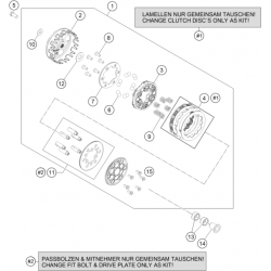 Embrayage HUSQVARNA 50 TC 2017 