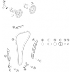 Distribution HUSQVARNA 250 FE 2017