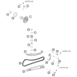 Distribution HUSABERG 390 FE 2010