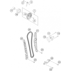 Distribution HUSQVARNA 450 FE 2016