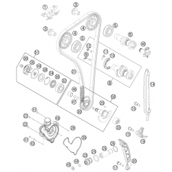 Distribution HUSQVARNA 350 FC 2014-2015