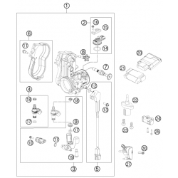 Corps d'injection HUSQVARNA 450 FS 2015